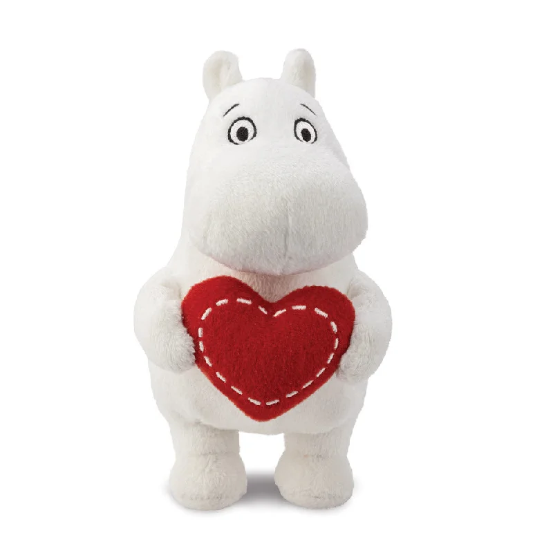 Moomin Standing with Heart Soft Toy