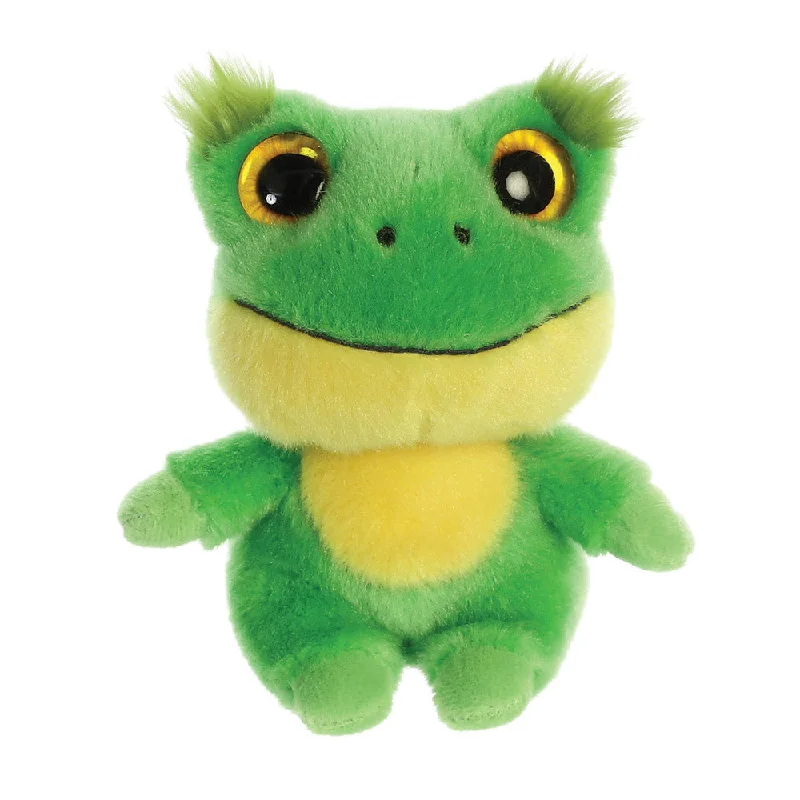 Soft and squishy plush crittersAcha the Frog Soft Toy 5In