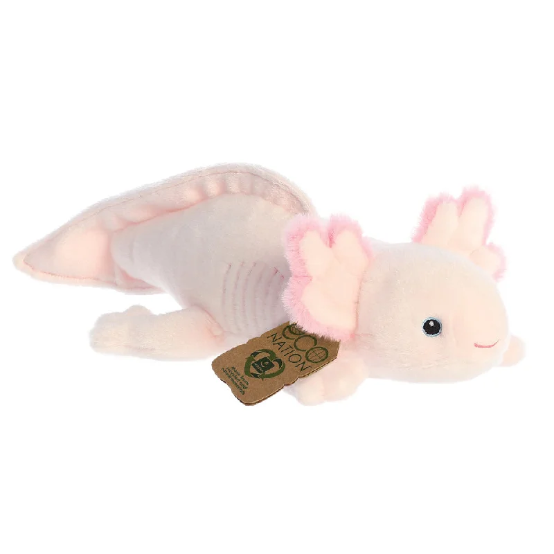 Sweet and innocent stuffed animalsEco Nation Axolotl Soft Toy