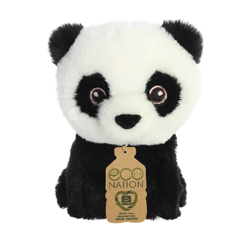 Friendly and approachable plush friendsEco Nation Mini Panda Soft Toy