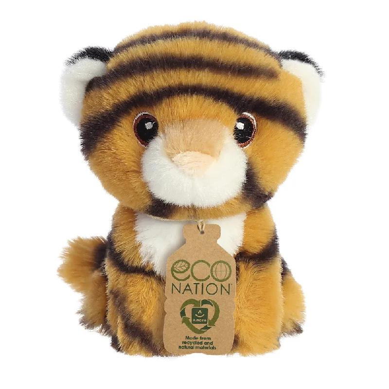 Adorable and tiny stuffed crittersEco Nation Mini Tiger Soft Toy