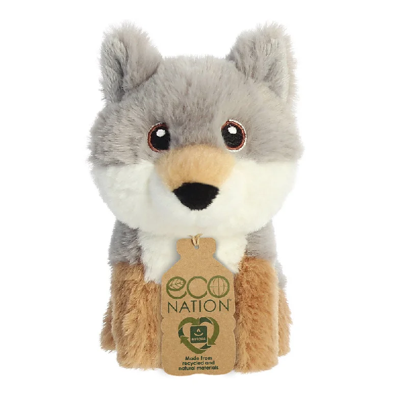 Eco Nation Mini Wolf Soft Toy