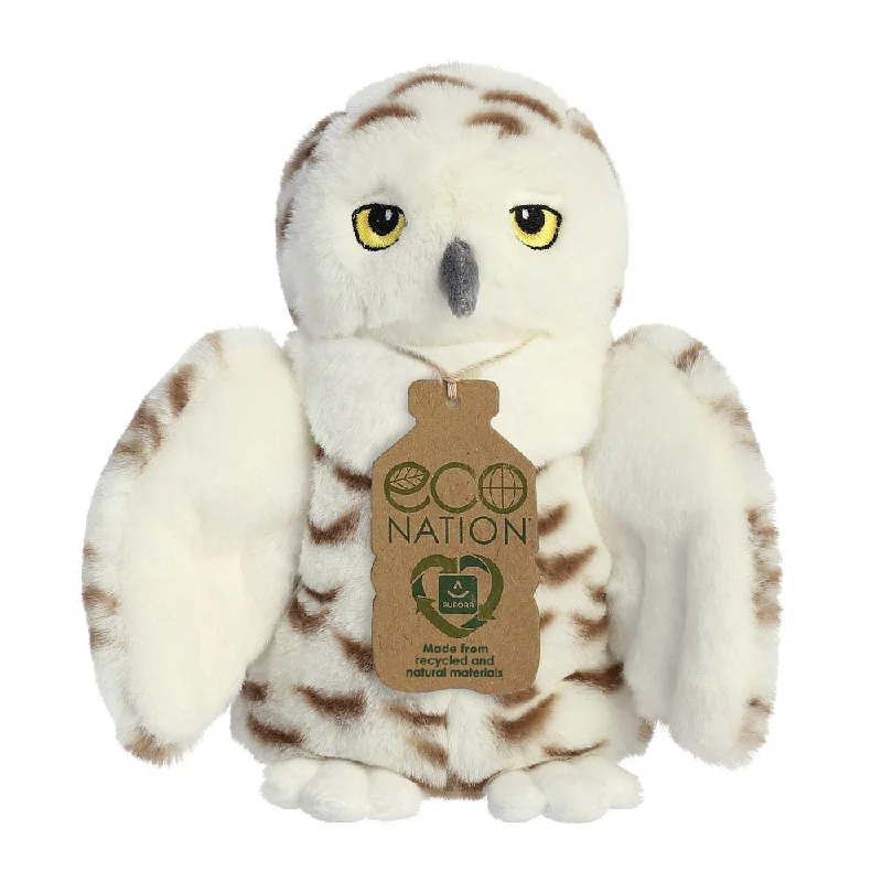 Eco Nation Snowy Owl Soft Toy