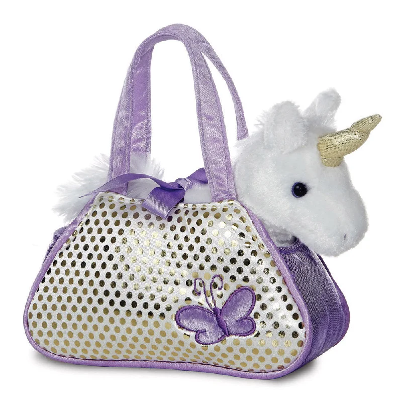 Fancy Pal Unicorn Purple Soft Toy