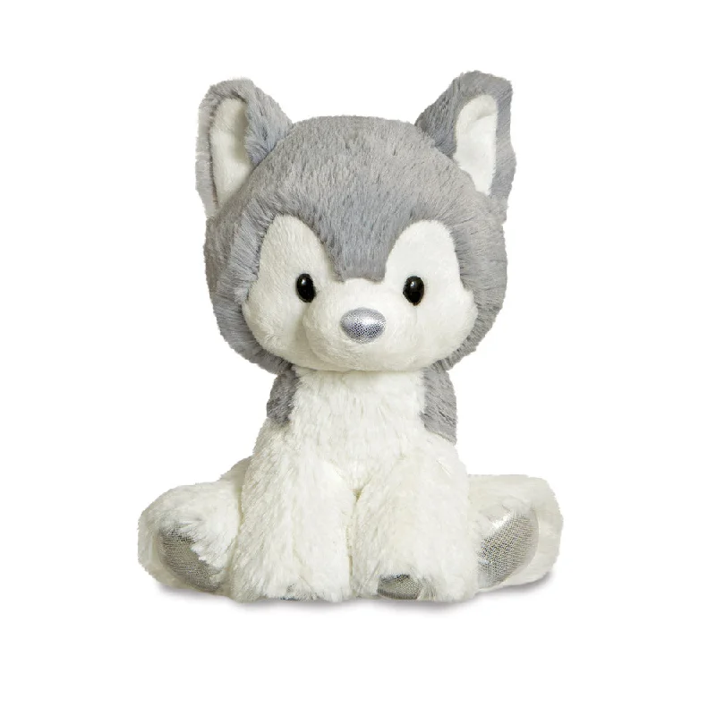 Glitzy Tots Husky Dog Soft Toy