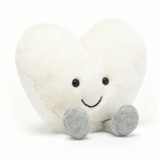 Jellycat Amuseable Little Cream Heart