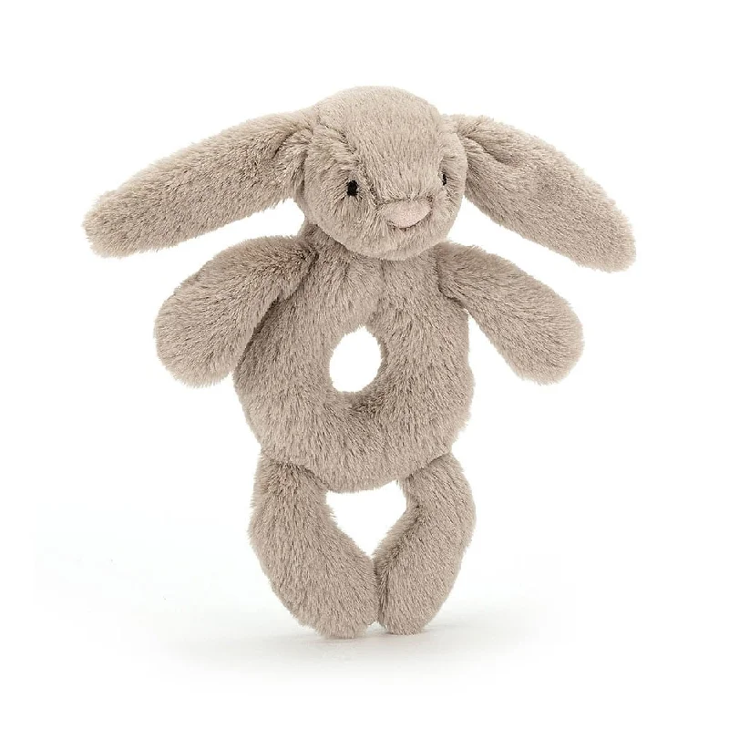 Jellycat Bashful Beige Bunny Ring Rattle