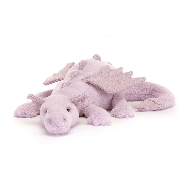 Soft and cozy Jellycat high-quality craftsmanshipJellycat Lavender Dragon