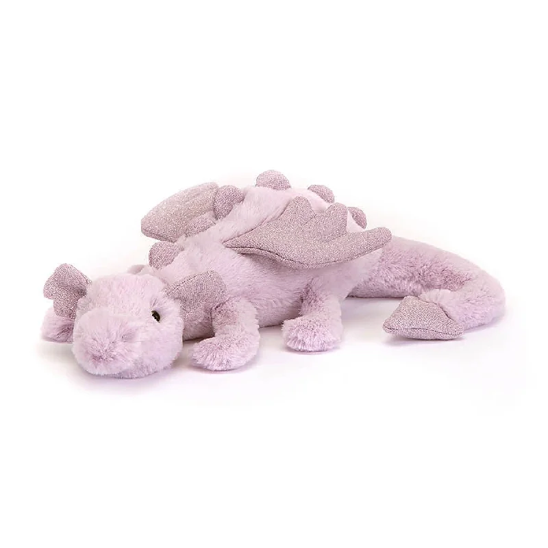 Huggable and charming Jellycat beloved by all ages.Jellycat Little Lavender Dragon