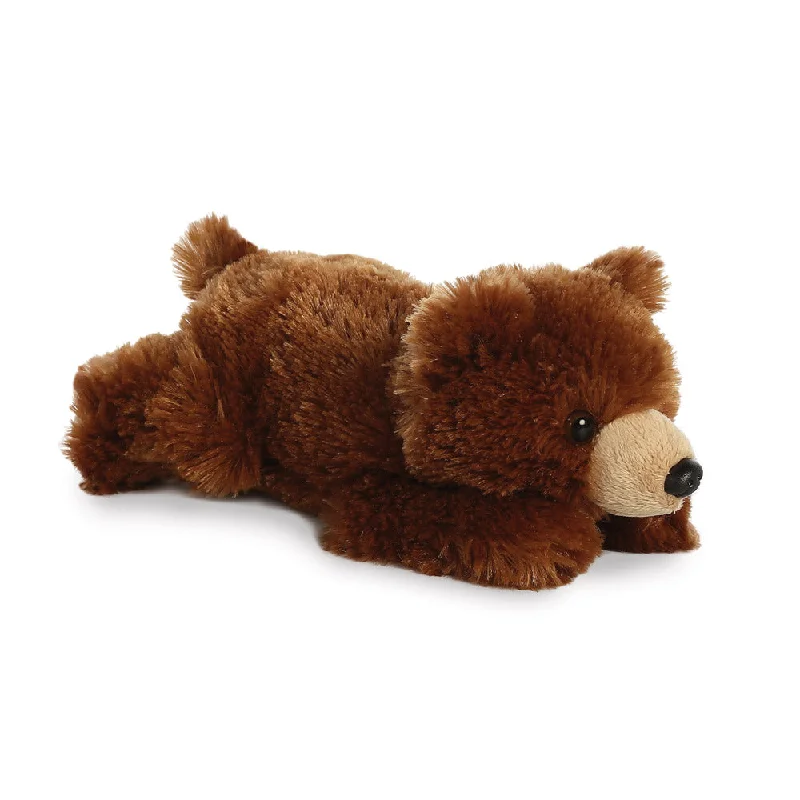 Mini Flopsies Grizzly Bear Soft Toy