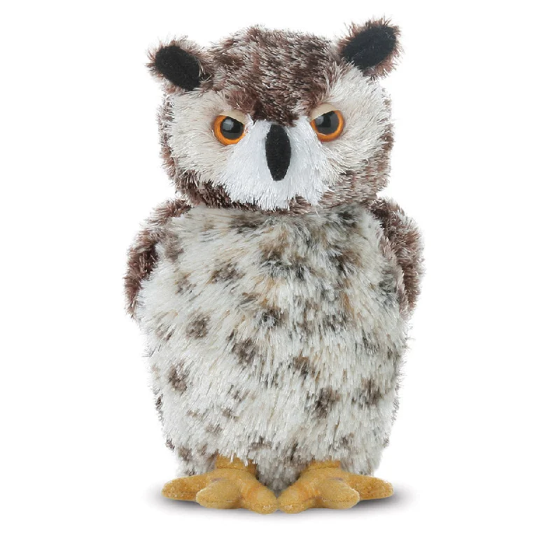 Colorful and vibrant plush creationsMini Flopsies Osmond Owl Soft Toy
