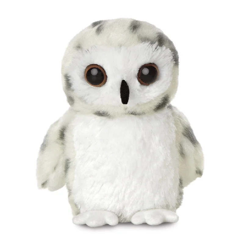 Cheerful and happy stuffed figuresMini Flopsies Snowy Owl Soft Toy