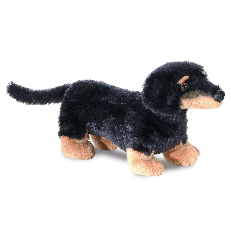 Fluffy and warm toy companionsMini Flopsies Vienna Dachshund Soft Toy