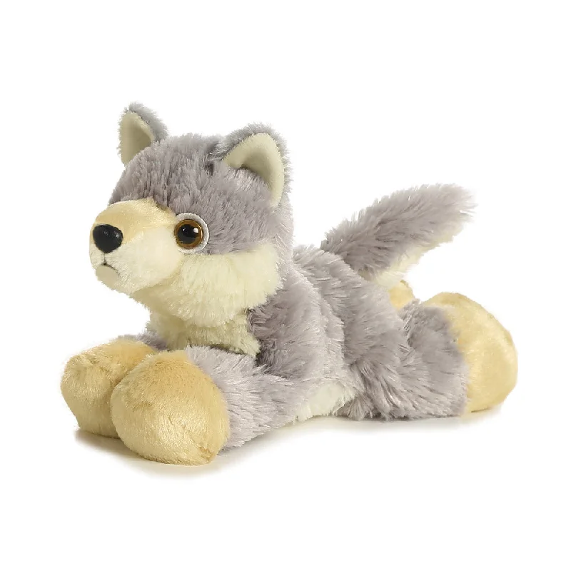 Mini Flopsies Woolsey Wolf Soft Toy