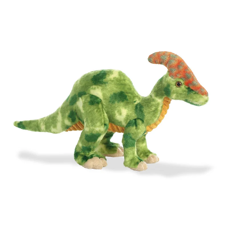 Colorful and vibrant plush creationsParasaurolophus Dinosaur Soft Toy