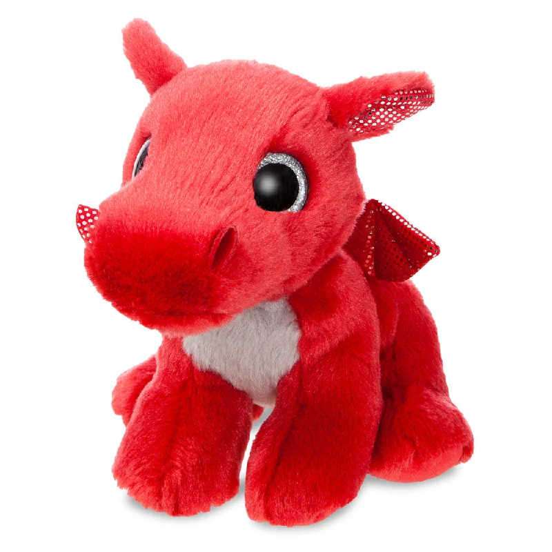 Playful and cheerful stuffed creaturesSparkle Tales Flame Dragon Soft Toy