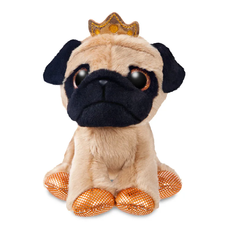 Sparkle Tales Royal Pug Dog with Crown