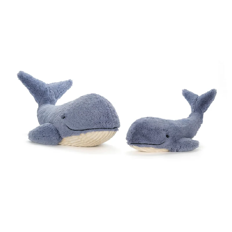 Whale Teddybear Available in 2 Sizes Suitable from Birth