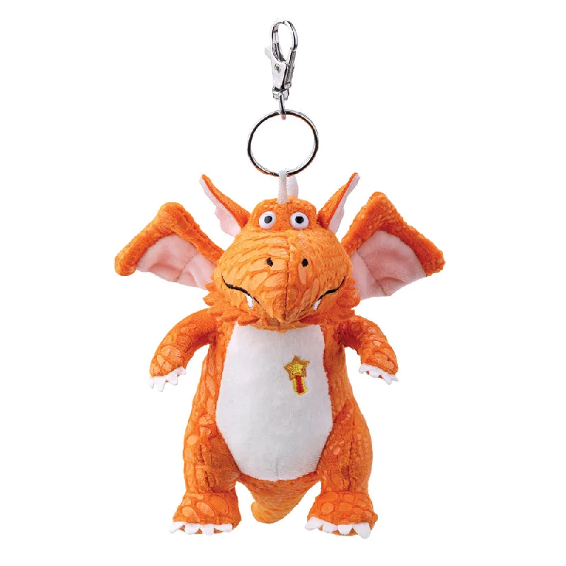 Cheerful and happy stuffed figuresZog - The Dragon Key Clip