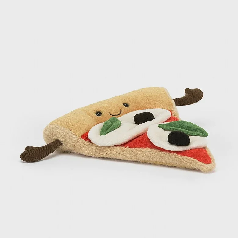 Adorable and plush Jellycat emotional support friendsAmuseables Slice of Pizza