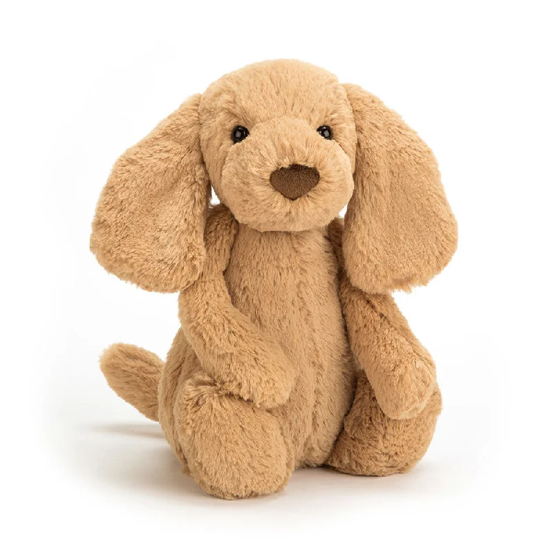 Cuddly and delightful Jellycat naptime buddiesBashful Toffee Puppy Small Jellycat