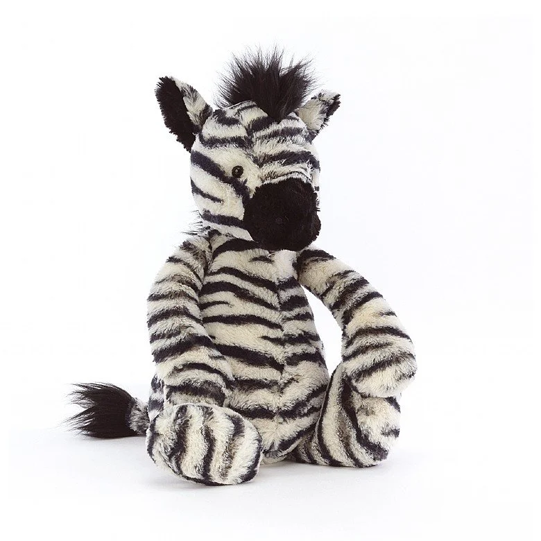 Cozy and gentle Jellycat attention to detailBashful Zebra Medium Jellycat