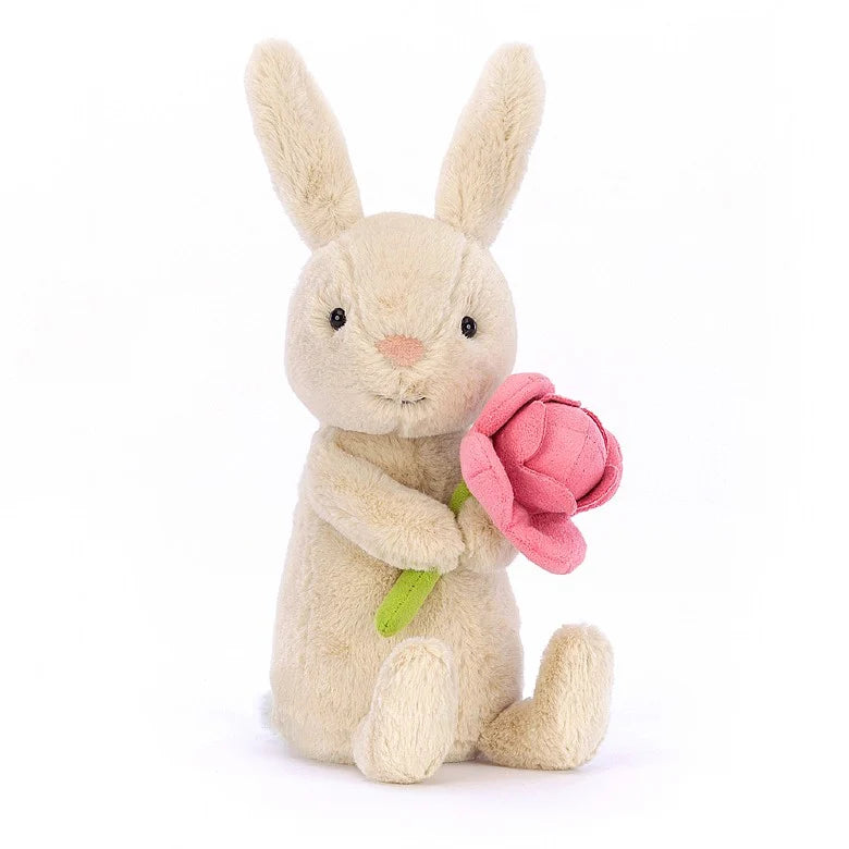 Adorable and plush Jellycat emotional support friendsBonnie Bunny with Peony Jellycat