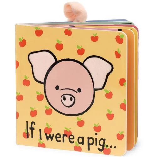 Fluffy and comforting Jellycat superior materialsIf I Were A Pig Book Jellycat