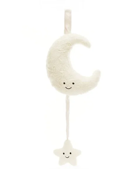 Cuddly and endearing Jellycat timeless appealJellycat Amuseables Moon Musical Pull