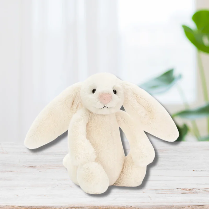 Soft and cozy Jellycat high-quality craftsmanshipPersonalised Jellycat Bunny SMALL - Cream Soft and cozy Jellycat high-quality craftsmanshipPersonalised Jellycat Bunny SMALL - Cream