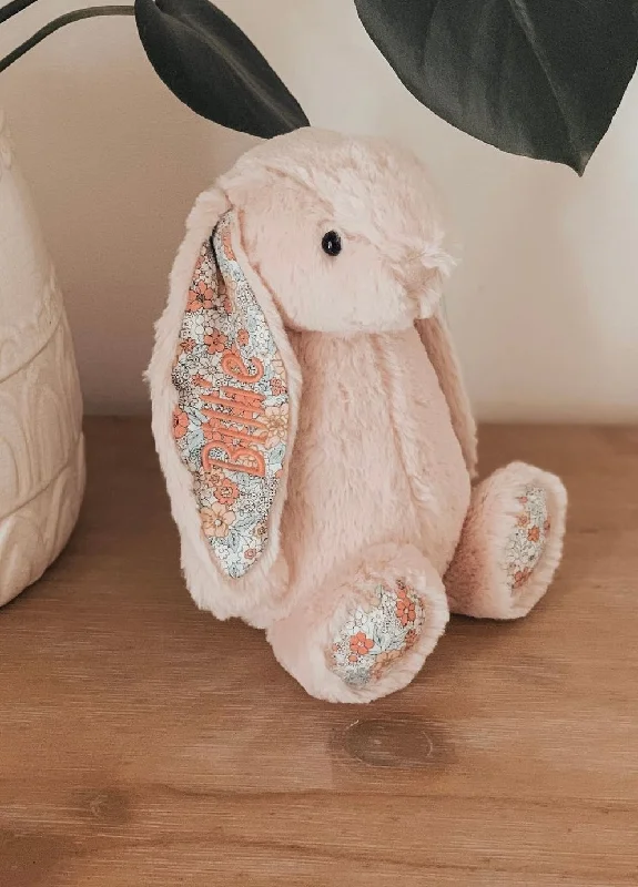 Huggable and charming Jellycat beloved by all ages.Personalisation for Jellycat Bunny/Soother