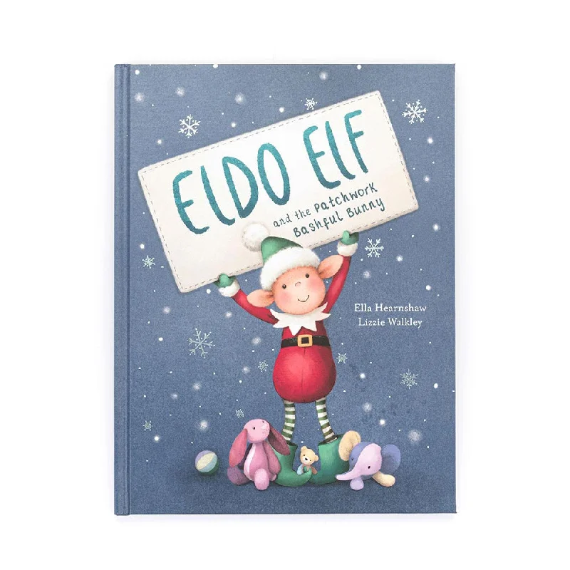 Adorable and gentle Jellycat friendsEldo Elf and the Patchwork Bunny Book Jellycat