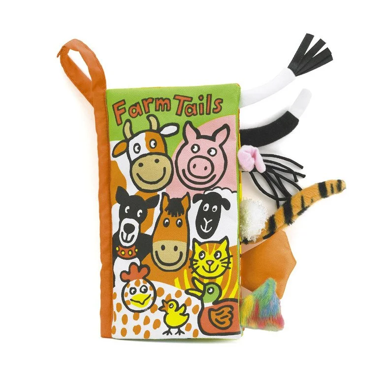 Adorable and plush Jellycat emotional support friendsFarm Tails Activity Book