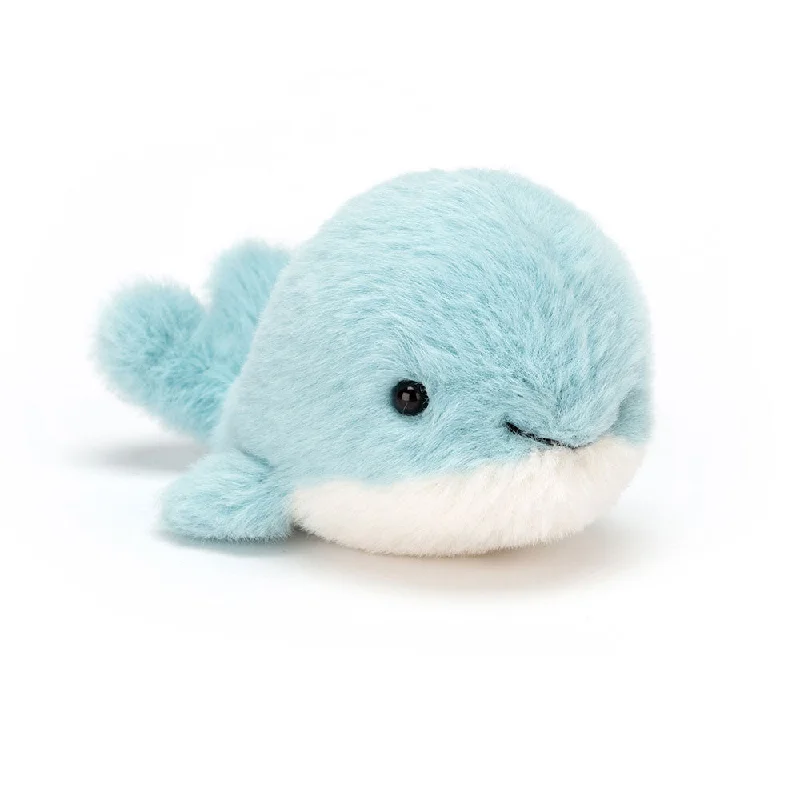 Huggable and comforting Jellycat creationsFluffy Whale Mini Jellycat