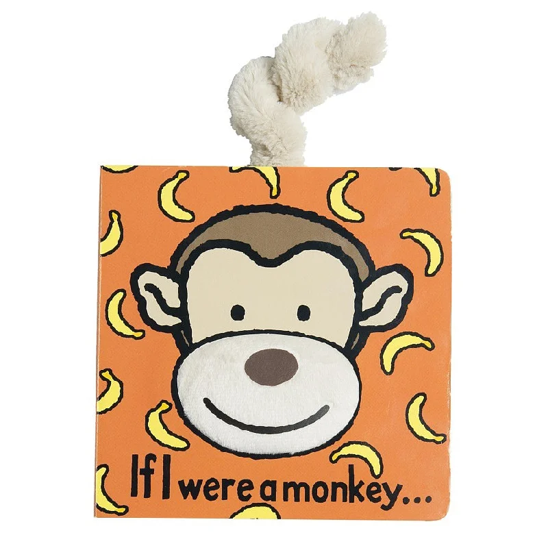 Soft and cozy Jellycat high-quality craftsmanshipIf I Were A Monkey Book Jellycat