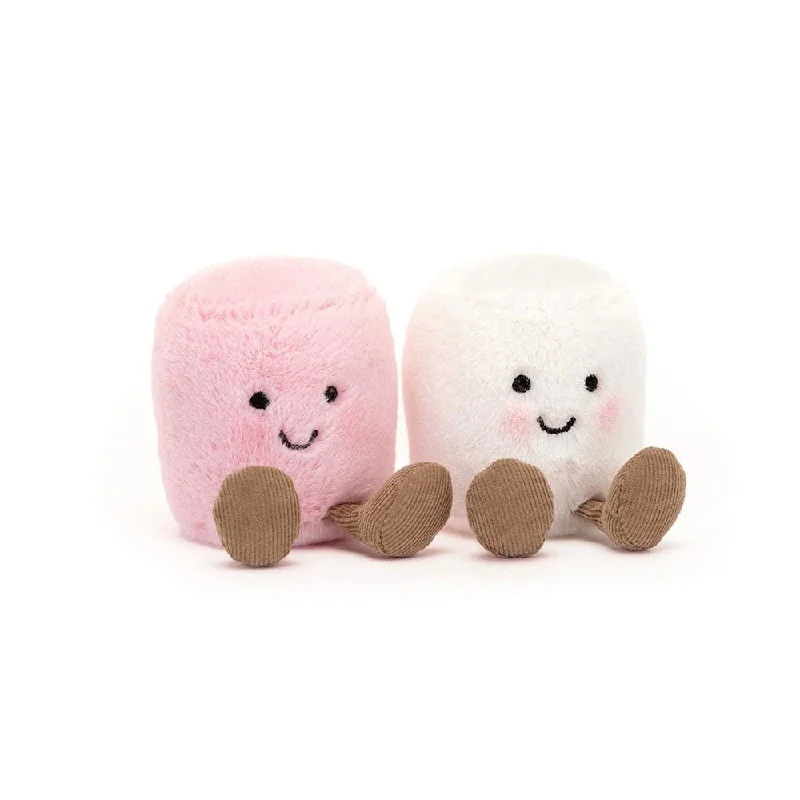 Adorable and snuggly Jellycat toysJellycat Amuseables Pink and White Marshmallows