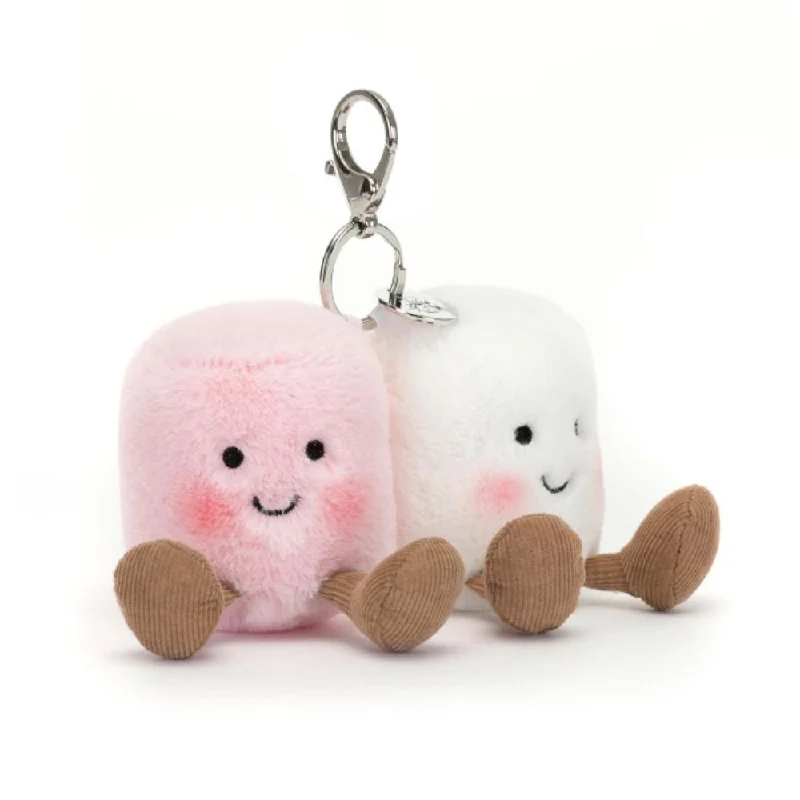 Cozy and delightful Jellycat companionsJellycat Bag Charm - Amusable Pair of Marshmallows Cozy and delightful Jellycat companionsJellycat Bag Charm - Amusable Pair of Marshmallows