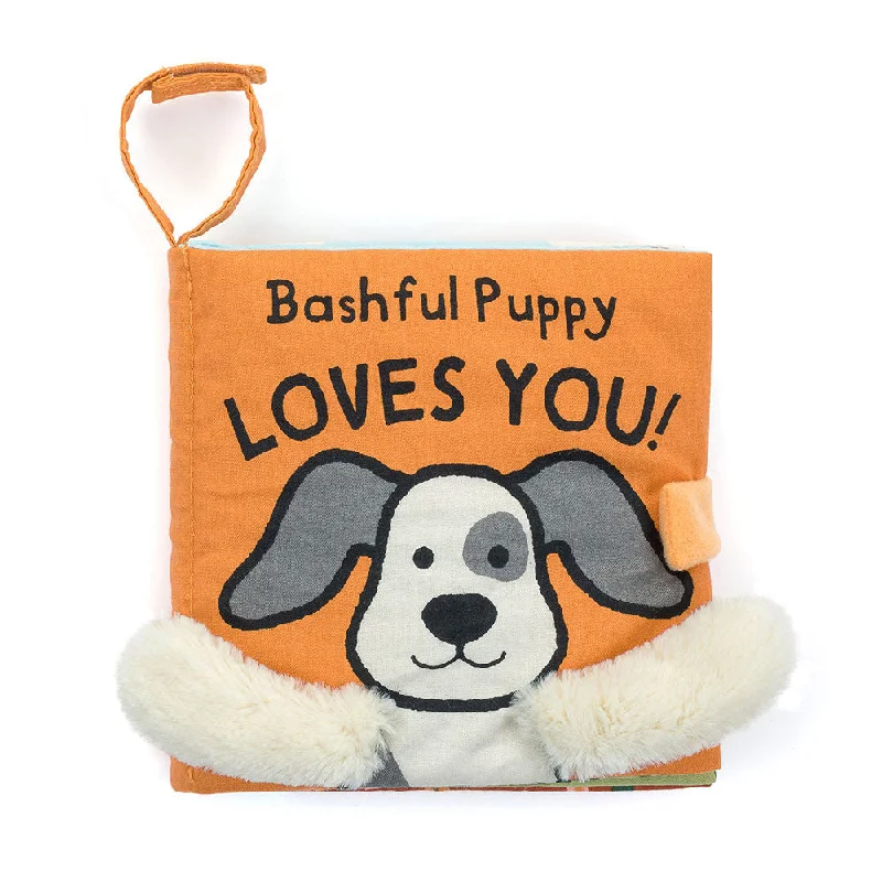 Adorable and snuggly Jellycat toysJellycat Bashful Puppy Loves You Book
