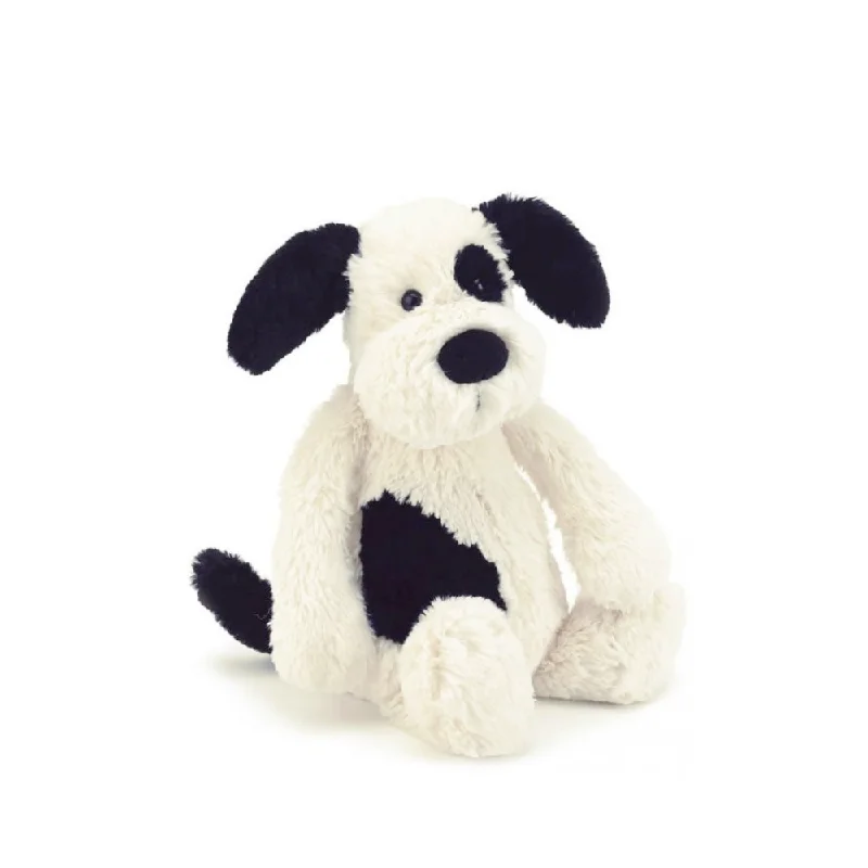 Huggable and comforting Jellycat creationsJellycat Black & Cream Puppy SMALL