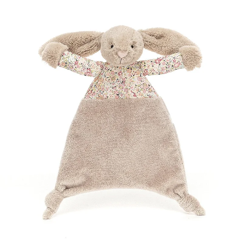 Plush and comforting Jellycat figuresJellycat Blossom Bunny Comforter - Bea Beige