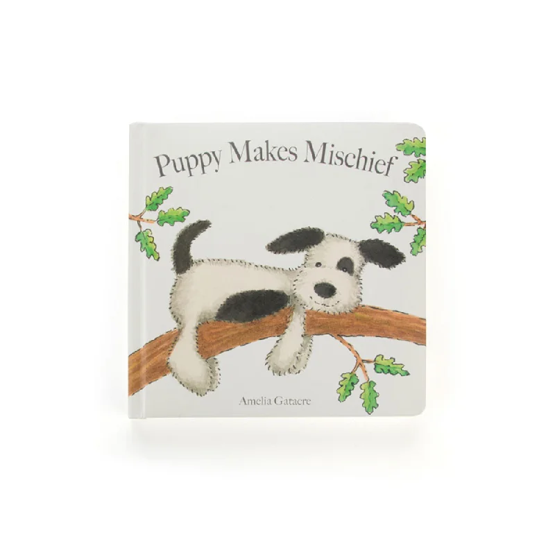 Adorable and gentle Jellycat friendsJellycat Book - Puppy Makes Mischief Book