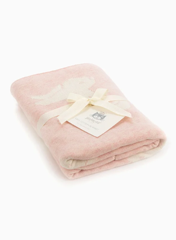 Huggable and charming Jellycat beloved by all ages.Jellycat Bunny Blanket in Pink