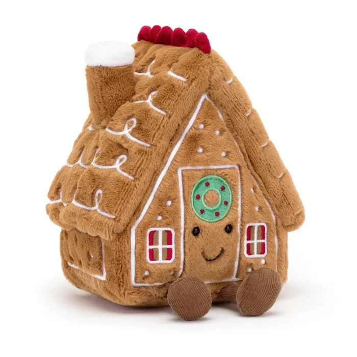 Soft and cozy Jellycat high-quality craftsmanshipJellycat Gingerbread house