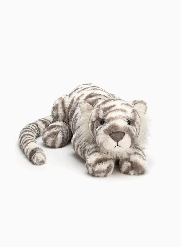 Plush and comforting Jellycat figuresJellycat Large Sacha Snow Tiger