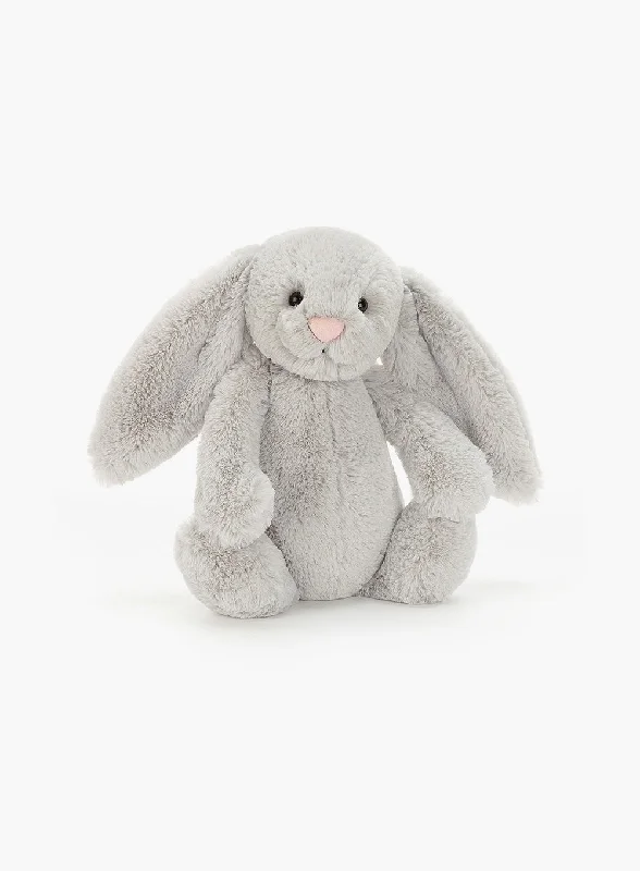 Plush and comforting Jellycat figuresJellycat Medium Bashful Bunny in Silver