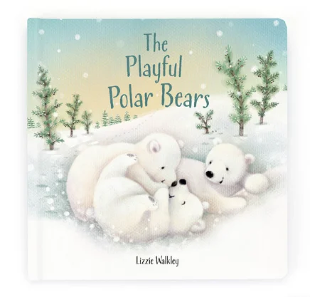 Huggable and comforting Jellycat creationsJellycat Playful Polar Bear Book