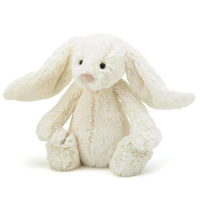 Fluffy and comforting Jellycat superior materialsBashful Cream Bunny Medium