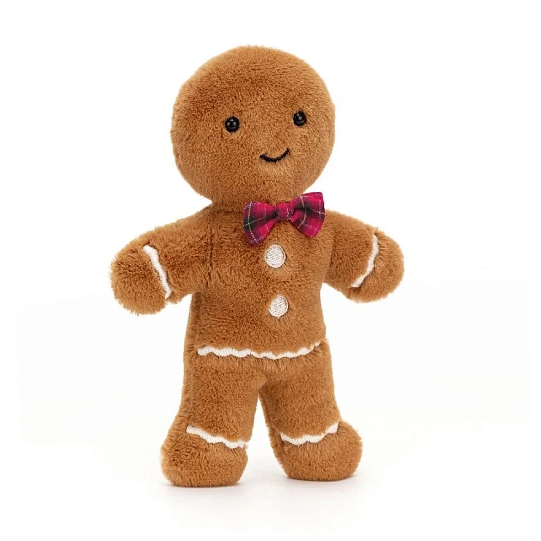 Cuddly and endearing Jellycat timeless appealJolly Gingerbread Fred Jellycat