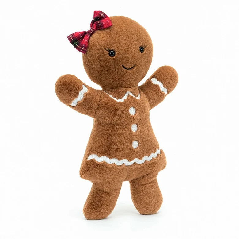 Fluffy and charming Jellycat itemsJolly Gingerbread Ruby Large Jellycat