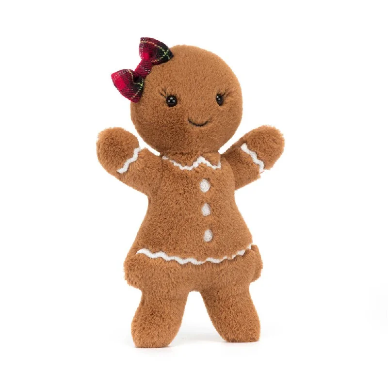 Huggable and charming Jellycat beloved by all ages.Jellycat Jolly Gingerbread Ruby original size Huggable and charming Jellycat beloved by all ages.Jellycat Jolly Gingerbread Ruby original size